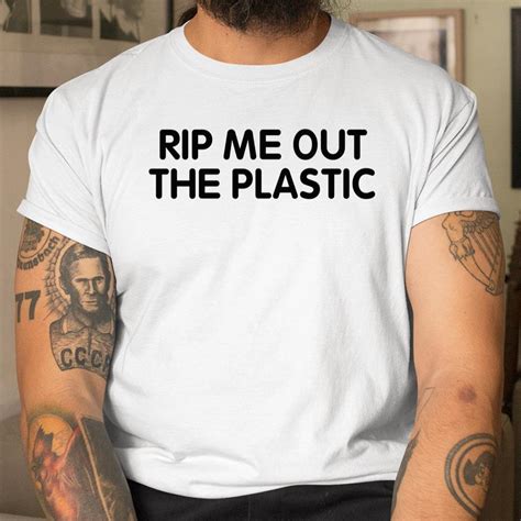 Jun 4, 2023 · Buy rip me out the plastic T-Shirt: Shop top fashion brands T-Shirts at Amazon.com FREE DELIVERY and Returns possible on eligible purchases Amazon.com: rip me out the plastic T-Shirt : Clothing, Shoes & Jewelry 